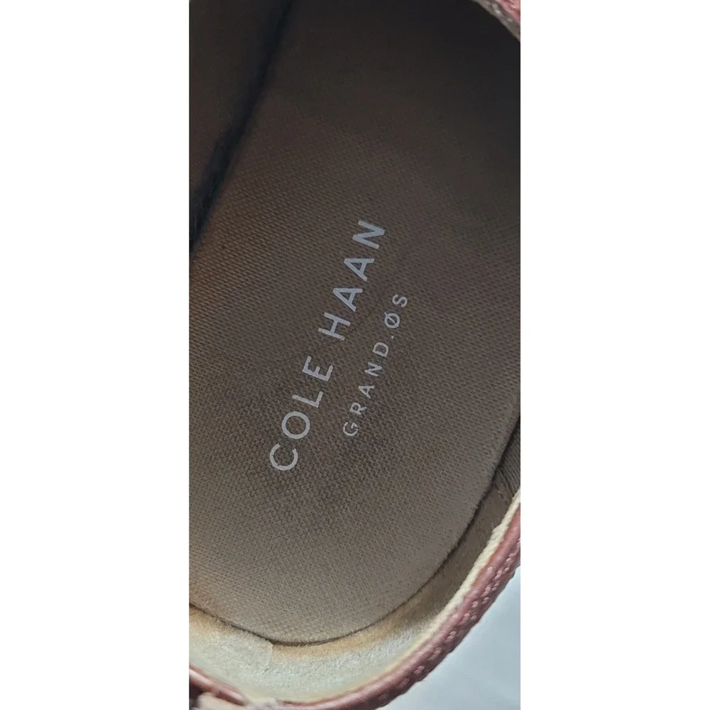 Cole Haan Men's Grand.Os Dress Oxford Brown Lace Up‎ Wing Tip Shoes 10.5 M